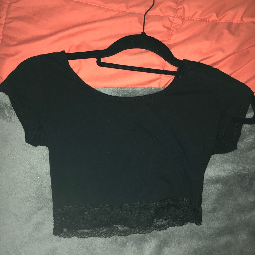 Black Crop Top